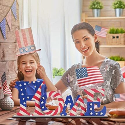 4th of July Wooden Patriotic Decor