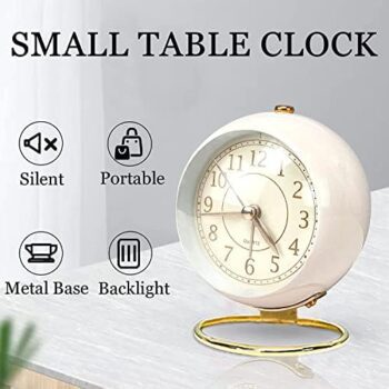 Silent table clock