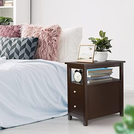 LEMY Wooden End Table
