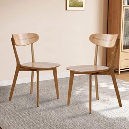 Solid Oak Wood Chairs