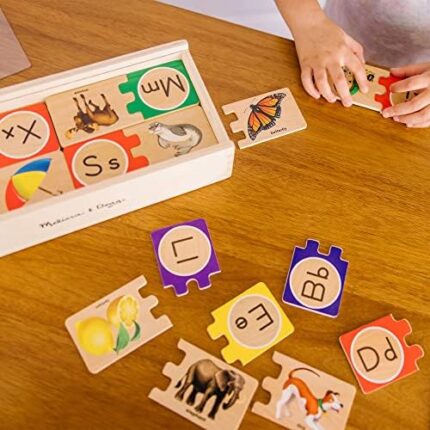 Melissa & Doug self-correcting alphabet wooden puzzle