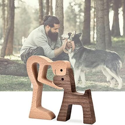 wooden dog figurine