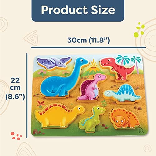 chunky wooden dinosaur puzzle