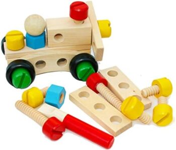 Wooden Nuts and Bolts Set