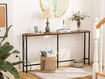 Console Table with Outlet