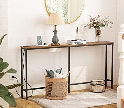 Console Table with Outlet