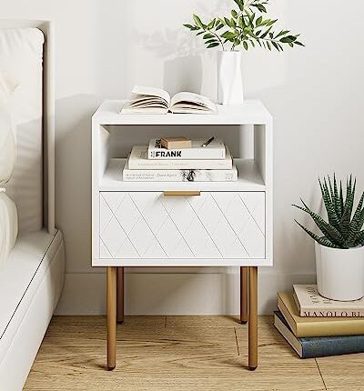 Nightstand with Drawer for Bedroom