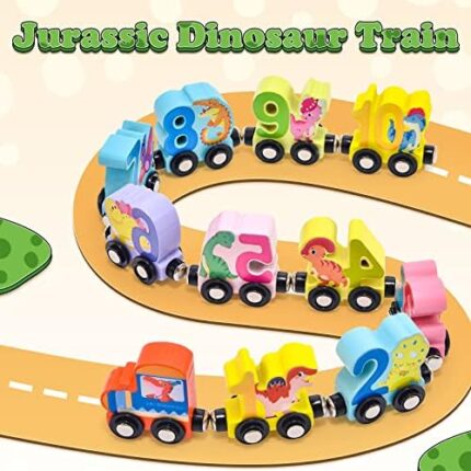 Magnetic Dinosaur Train Set for Toddlers
