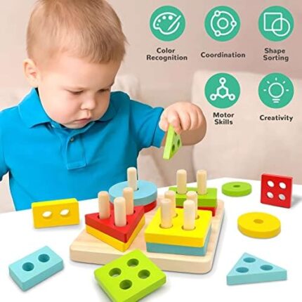 Montessori toys for 1 2 3 year old boys girls
