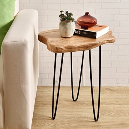 Natural Edge End Table