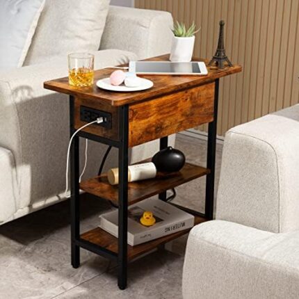 Charging station end table