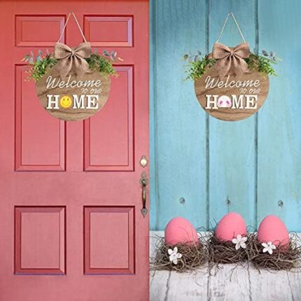 Interchangeable Welcome Home Sign for All Seasons