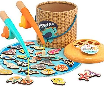 Montessori toddler fishing game