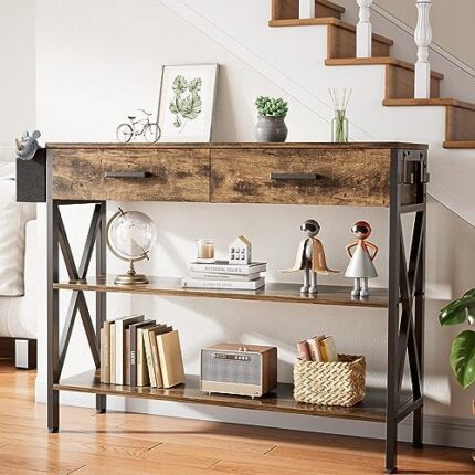 Console table with 2 drawers