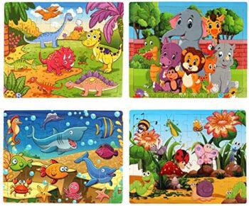 Wooden Jigsaw Puzzles for Kids Age 3-5 Year Old