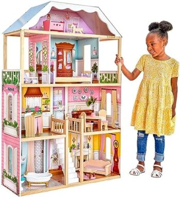 Wooden dollhouse