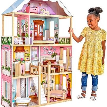 Wooden dollhouse
