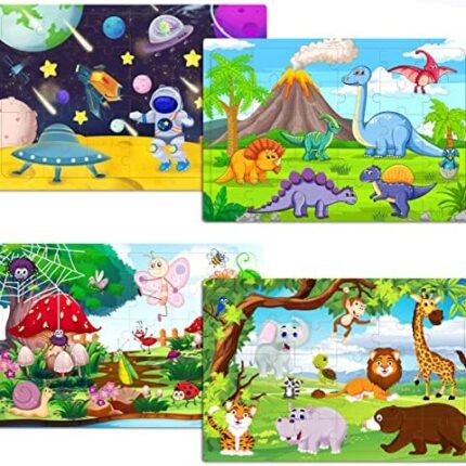 Wooden puzzles for kids ages 3-5