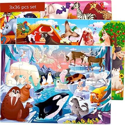 Floor Puzzles for Kids Ages 3-5