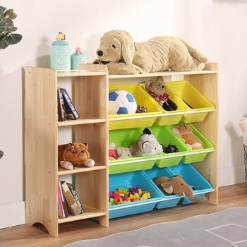 Kids' toy storage organizer
