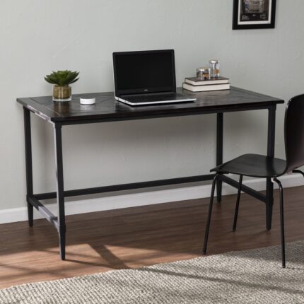 Natural Black Reclaimed Wood Desk