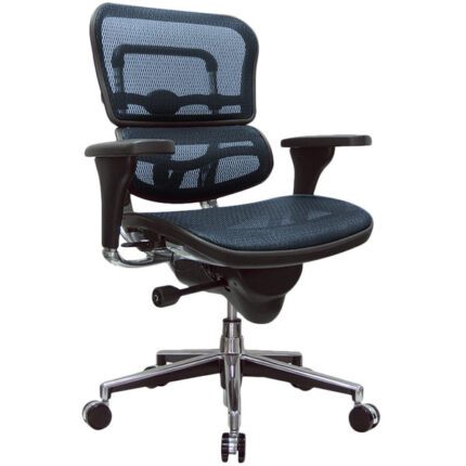Blue Swivel Adjustable Task Chair