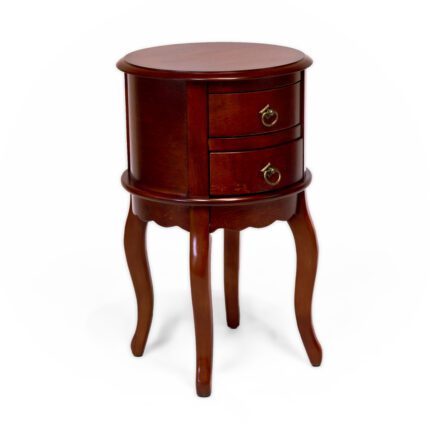Twin Drawer Round Hall Table