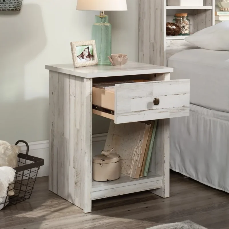 Rustic Nightstand with Drawer