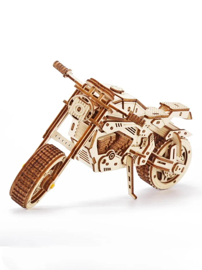 3D Wooden Puzzle Motorcycle