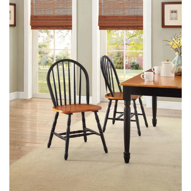 Autumn Lane Windsor Solid Wood Chairs