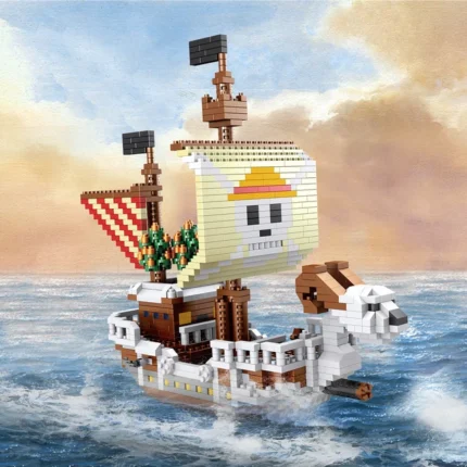 DIY ship building blocks toy