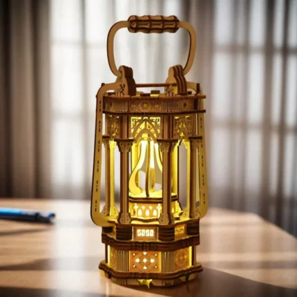 Magic Vintage Lightable Lantern 3D Wooden Puzzle