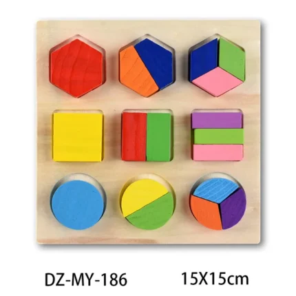 Montessori wooden puzzles