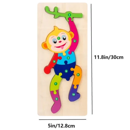 Colorful Wooden Puzzle for Kids