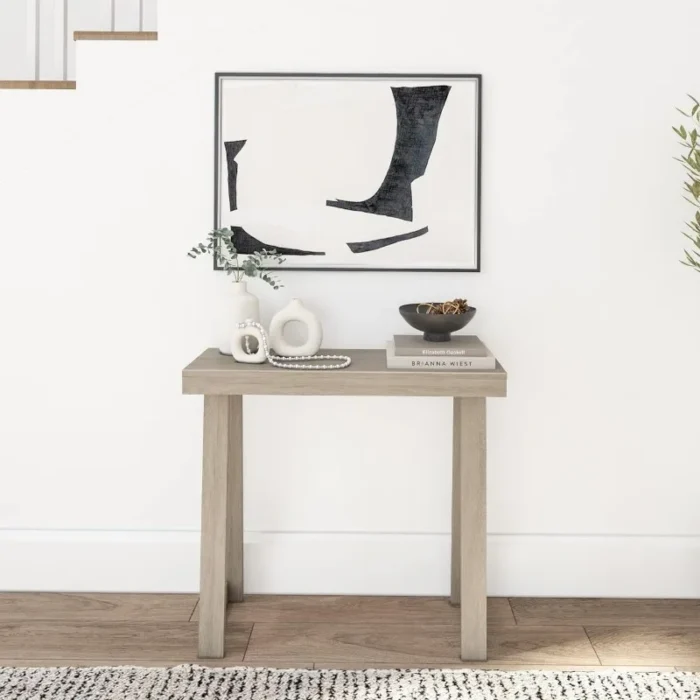 Plank console table