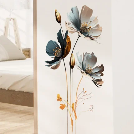 3D Lotus Wall Stickers