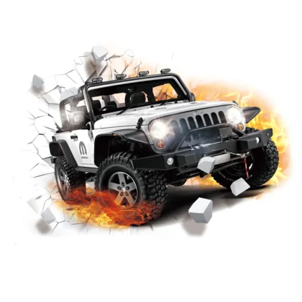 3D Supercross Vehicle Wall Stickers