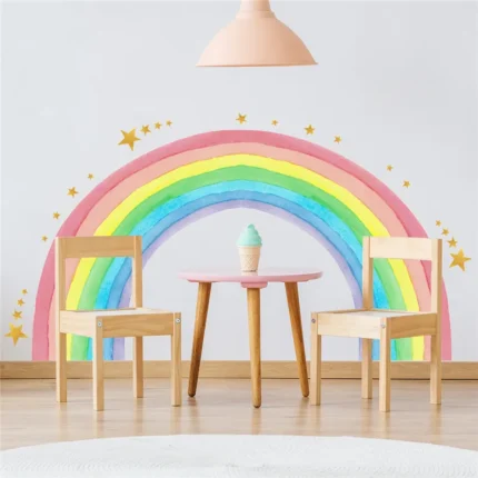 rainbow wall stickers for kids