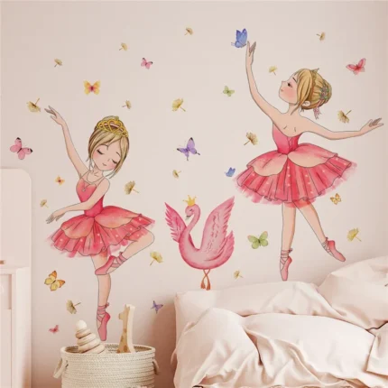 princess swan wall stickers