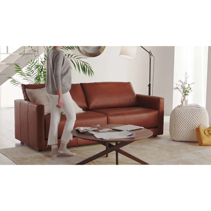 Gather Deep Leather Sofa