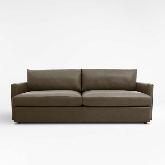 Lounge Leather Sofa 93"