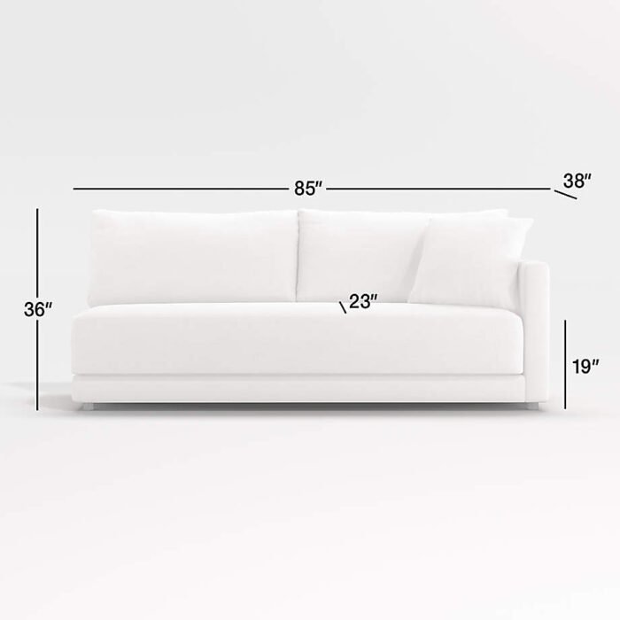 Gather Right-Arm Bench Sofa