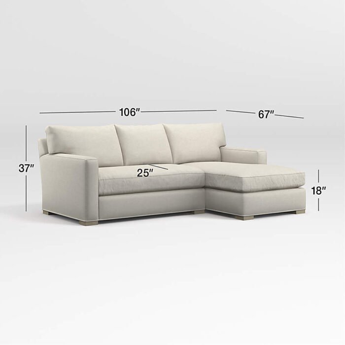 Axis Bench 2-Piece Sectional Sofa