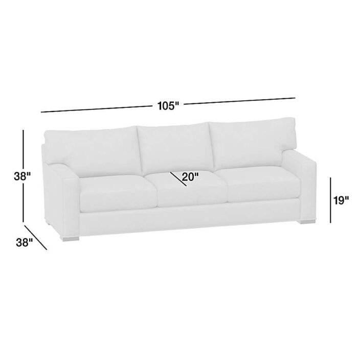 Axis Classic Sofa-3 Seat 105"