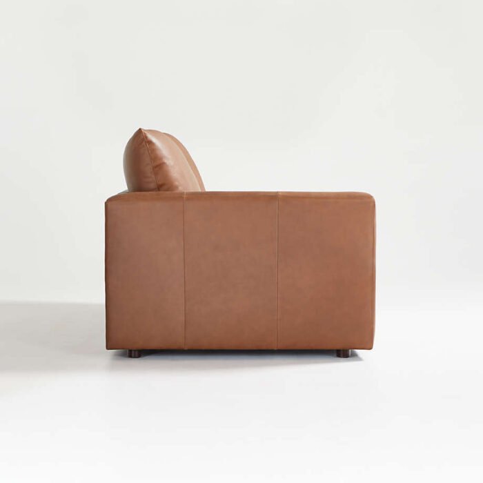 Gather Leather Left-Arm Sofa