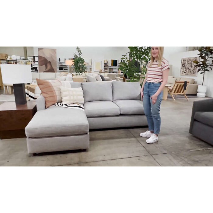 Barrett II Leather 2-Seat Track Arm Sofa