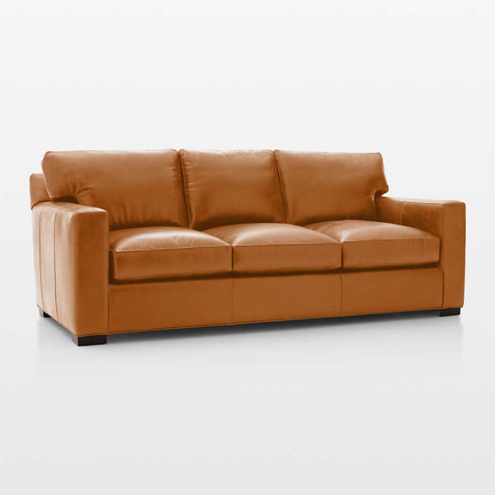 Axis Leather 3-Seat Sofa