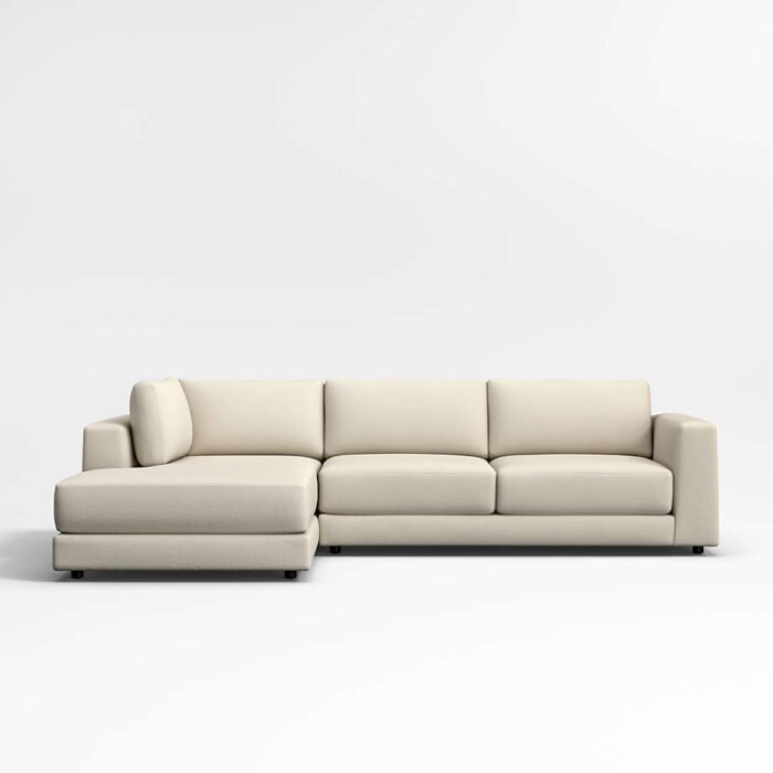 Peyton 2-Piece Left-Arm Bumper Sectional Sofa