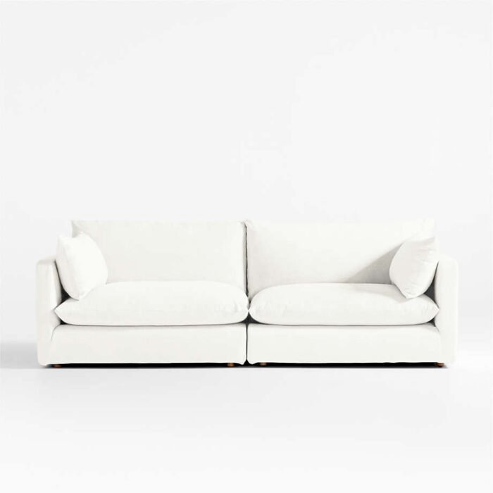 Unwind Modular 2-Piece Slipcovered Sectional Sofa