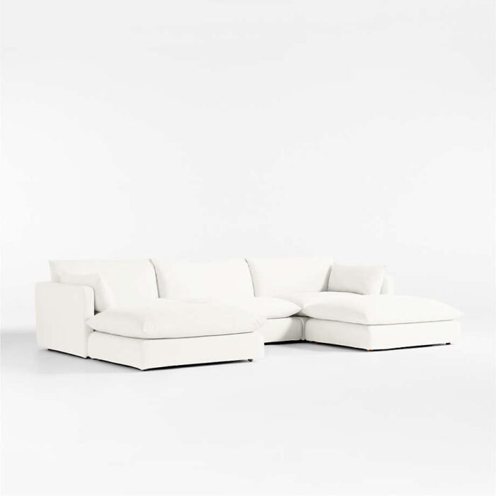 Unwind Modular 5-Piece Slipcovered Sectional Sofa